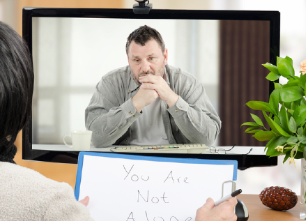 Online counselling and therapy. Depression. You are not alone